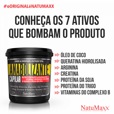 Anabolizante Capilar - Máscara -  1kg
