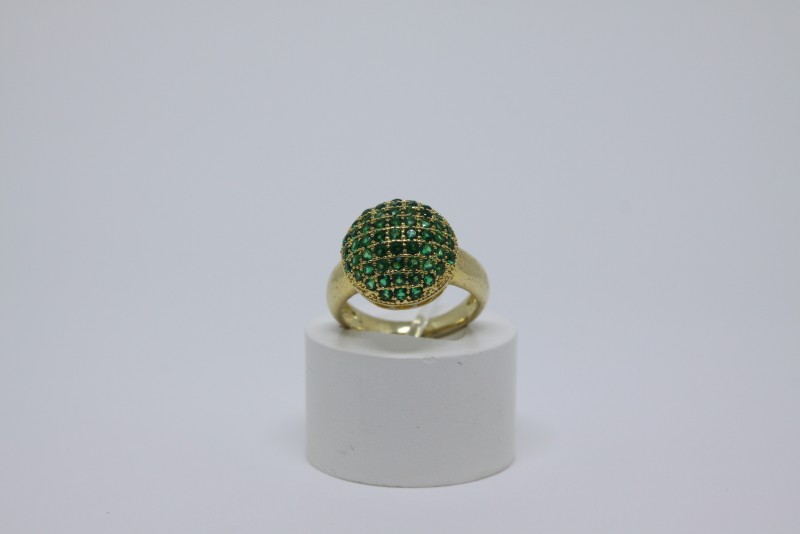 Anel Redondo Verde