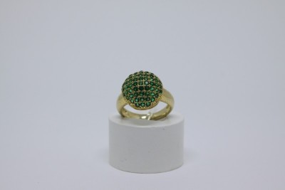Anel Redondo Verde