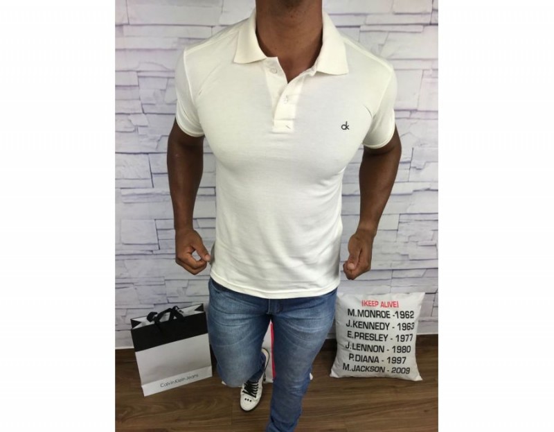 POLO CALVIN KLEIN BEGE