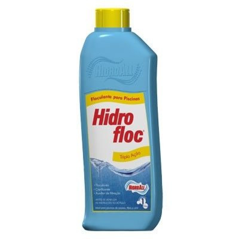 Hidrofloc clarificante / decantador tripla ação 1lt Hidroall