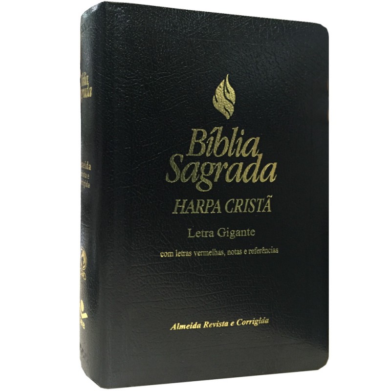 Bíblia Grande com Harpa Cristã Letra Gigante