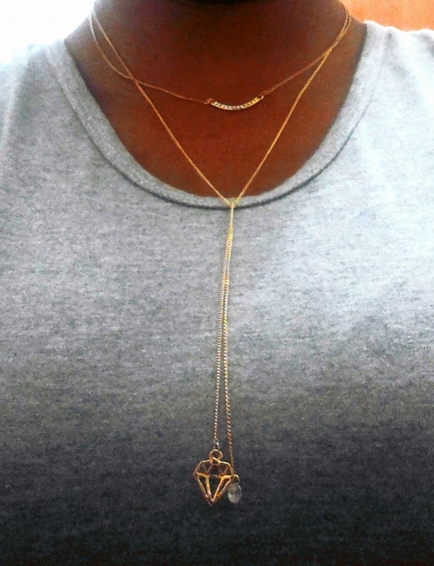 Colar em Camadas Diamante