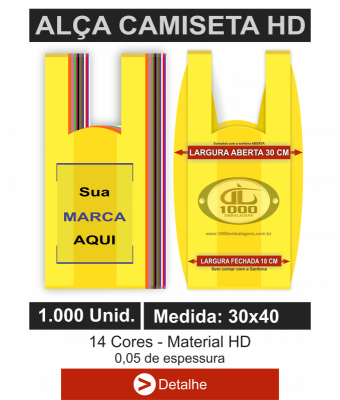 AC 30x40x0,04 HD 1000 Unid.