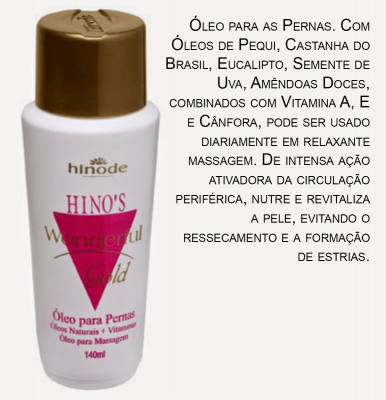 HINO’S WONDERFUL GOLD – 140ml