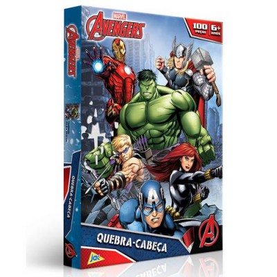 QUEBRA-CABEÇA AVENGERS 100 PEÇAS