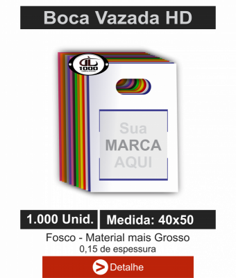 BV 40X50x0,15 HD 1.000 unid.