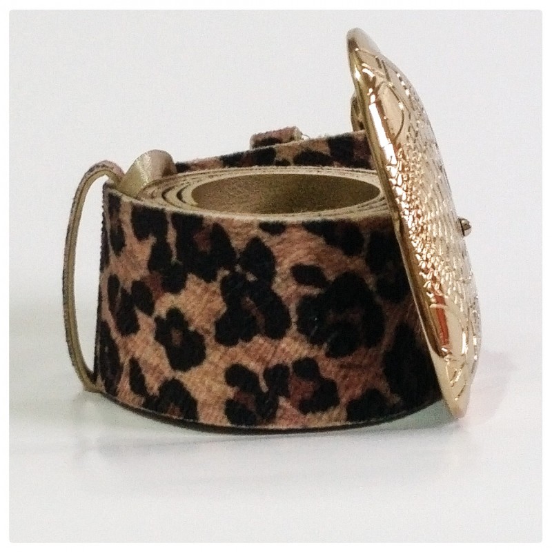 CINTO MORENA ROSA ANIMAL PRINT