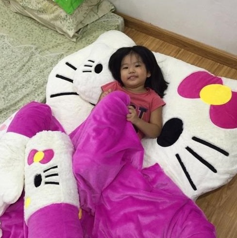 Puff  Hello  kitty    partir  de  1,20  x 0,80m
