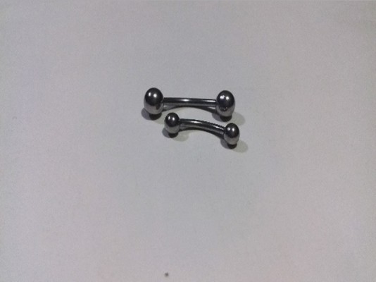 Piercing Microbell Curvo Aço Cirúrgico (Unidade) [30% OFF]