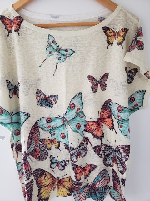 Tshirt borboletas