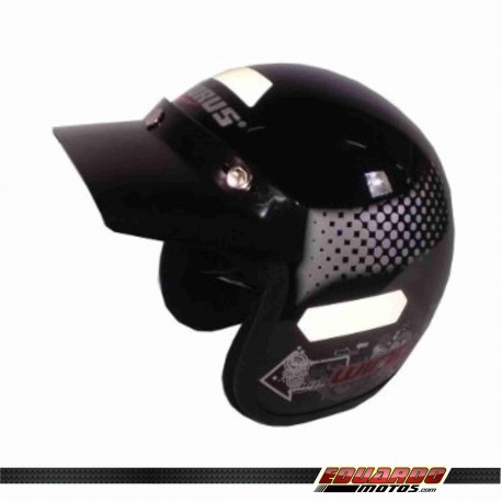 Capacete Taurus Wind New Concept Preto Brilhante