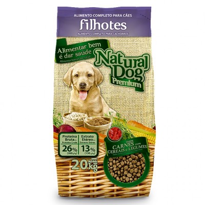 Natural Dog Premium Filhotes - 20kg