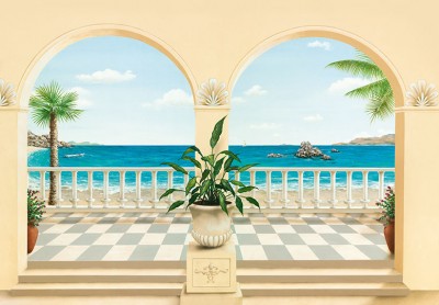 Painel Fotográfico (Grande): Terrasse - COLA GRÁTIS - BID8-103