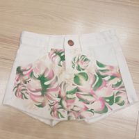 SHORT BARRADO FOLHAS