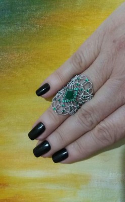 Anel Rendado Greenery Aro 14