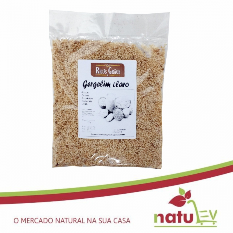 Gergelim Claro Natural 1kg