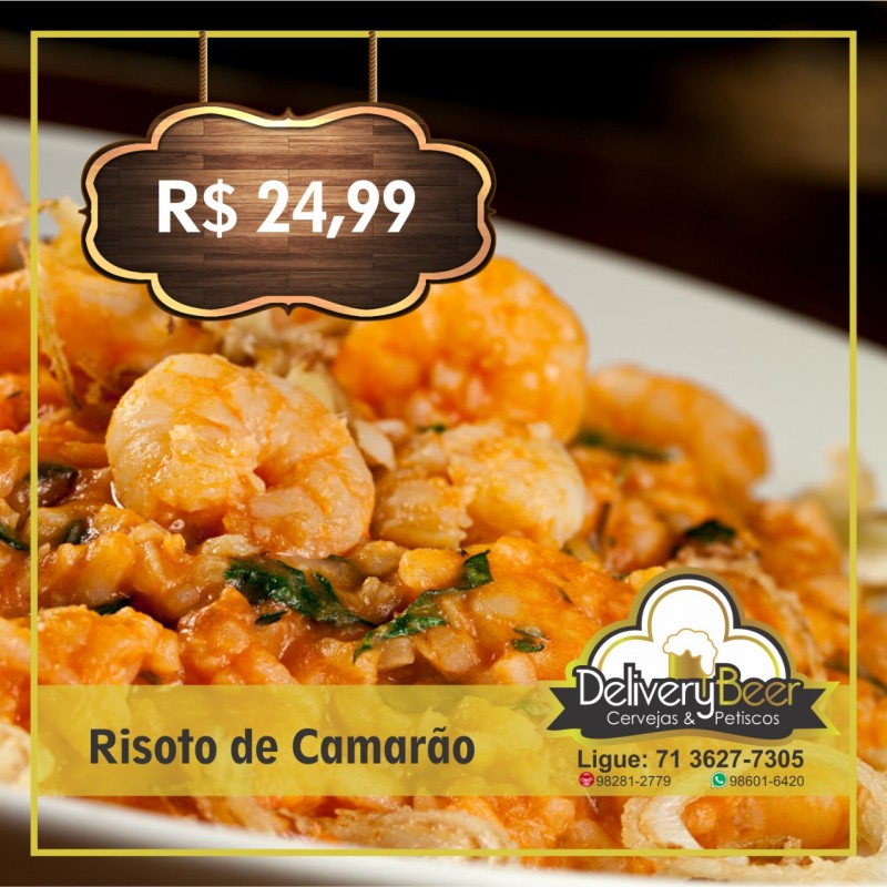 Risoto de Camarão