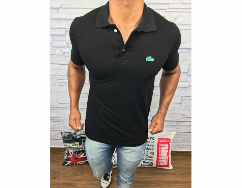 POLO LACOSTE - LOGO VERDE
