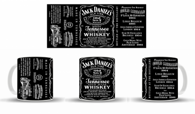 Caneca de Porcelana Jack Daniels