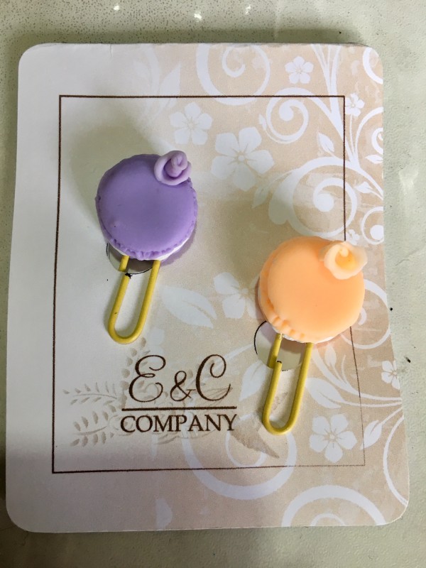 Clips Decorativos, Macaron - E&C Company