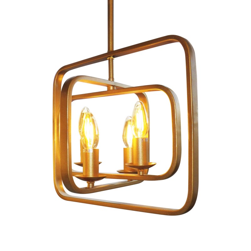 Pendente Dourado Fosco