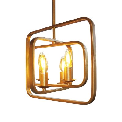 Pendente Dourado Fosco