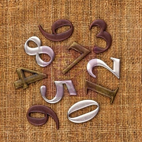 Finnabair Vintage Trinkets Numbers - Prima Marketing